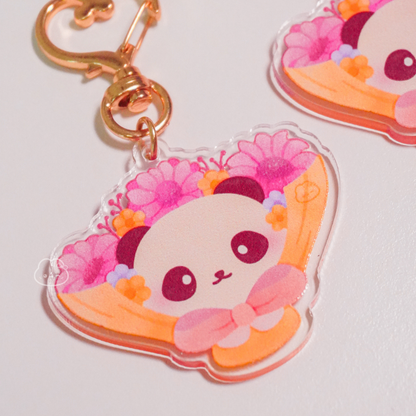 Chubby the Panda Bouquet Keychain