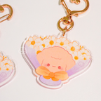 Zoey the Poodle Bouquet Keychain