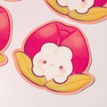 Nichi the Bunny Tulip Sticker