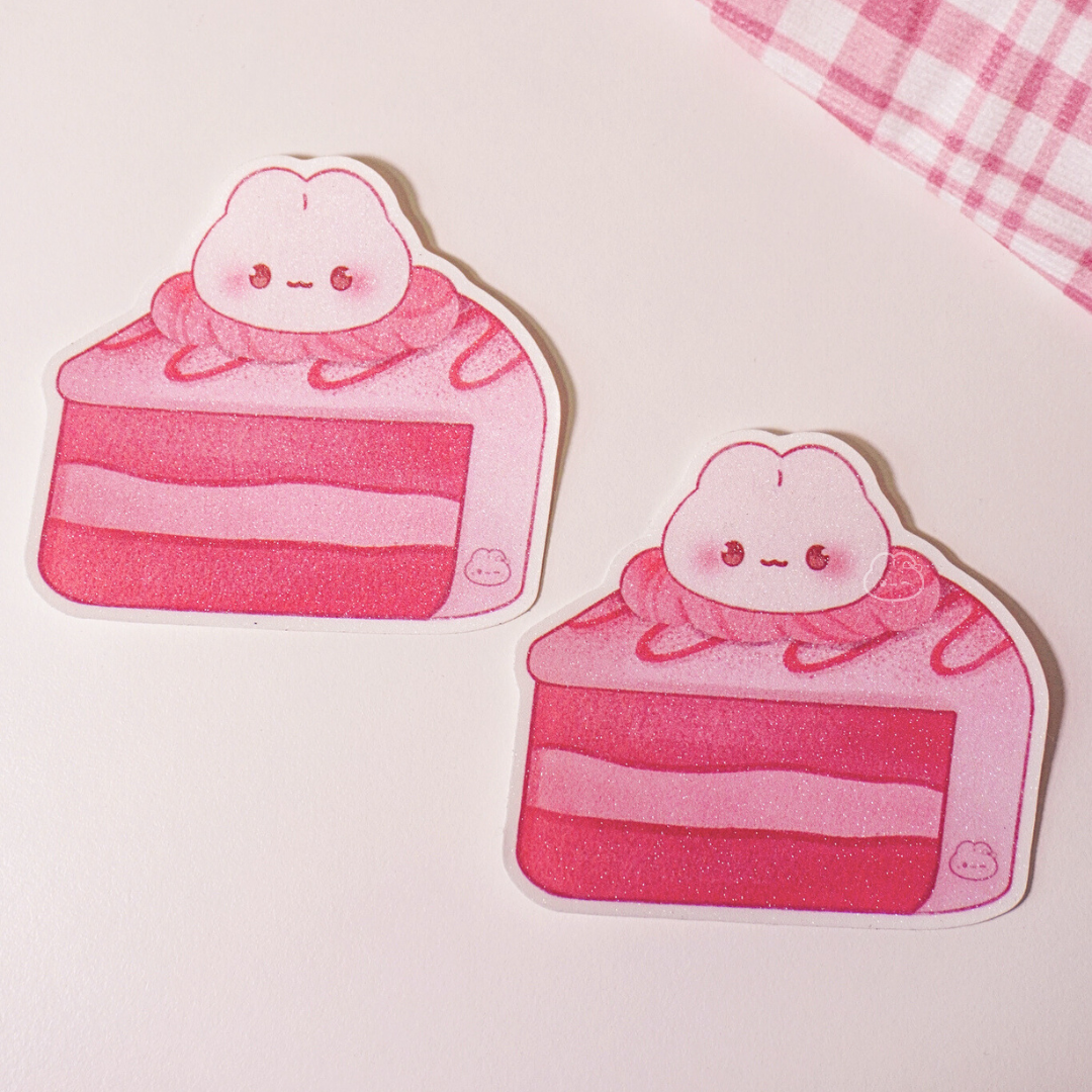 Nichi the Bunny Cake Sticker