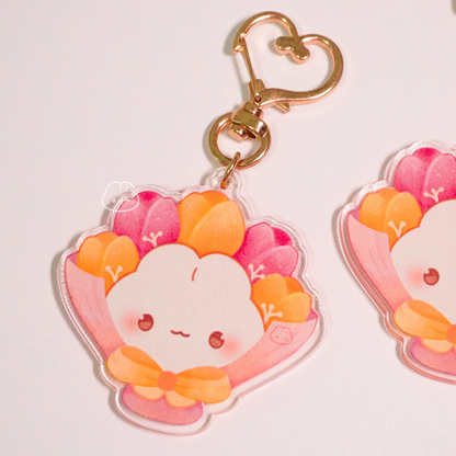 Nichi the Bunny Bouquet Keychain