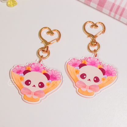 Chubby the Panda Bouquet Keychain