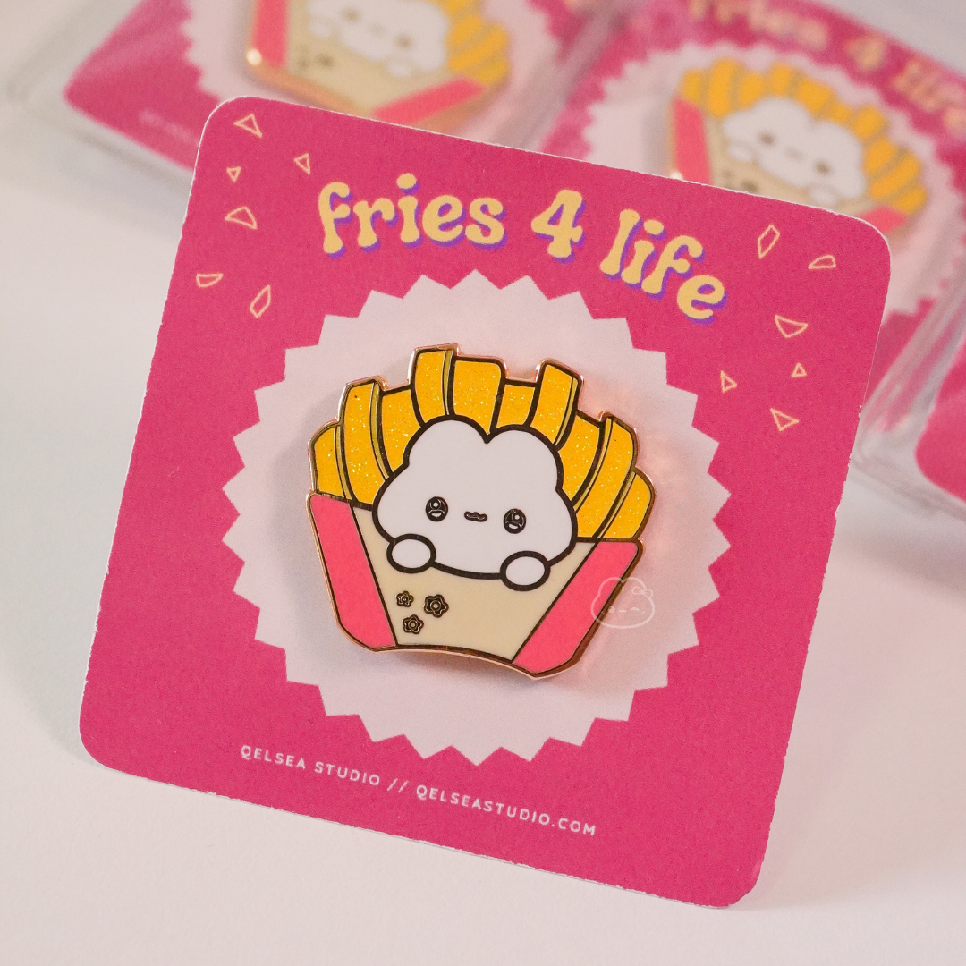 Fries 4 Life Enamel Pin