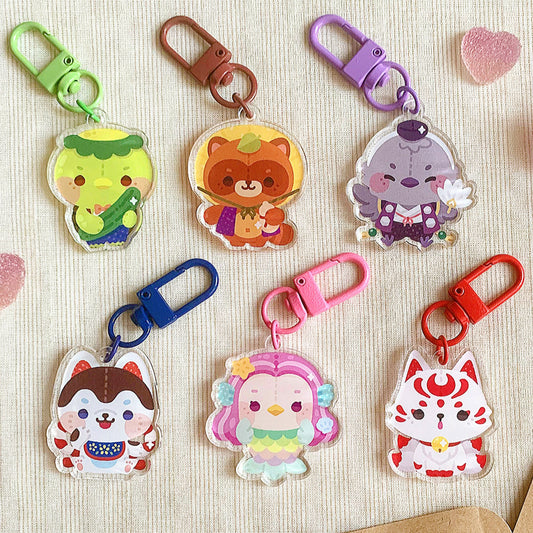 Yokai Keychain by Lunaquête