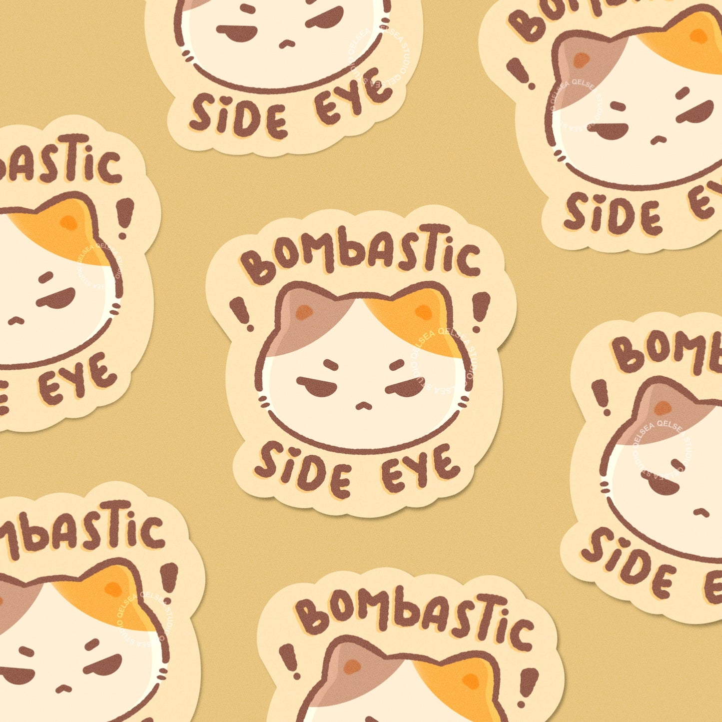 Bombastic Side Eye! Sticker Flake