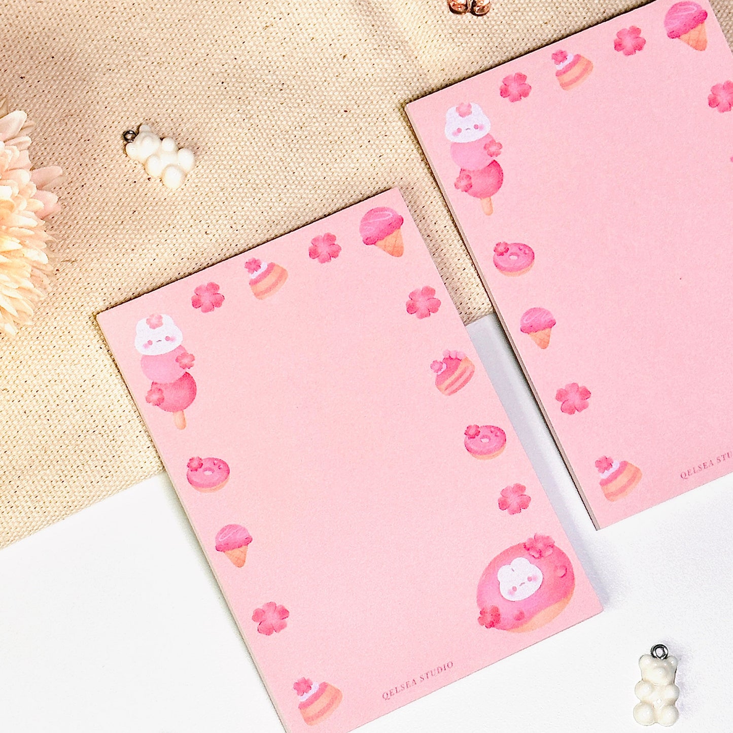 Sakura Desserts Notepad