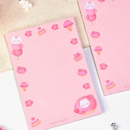 Sakura Desserts Notepad