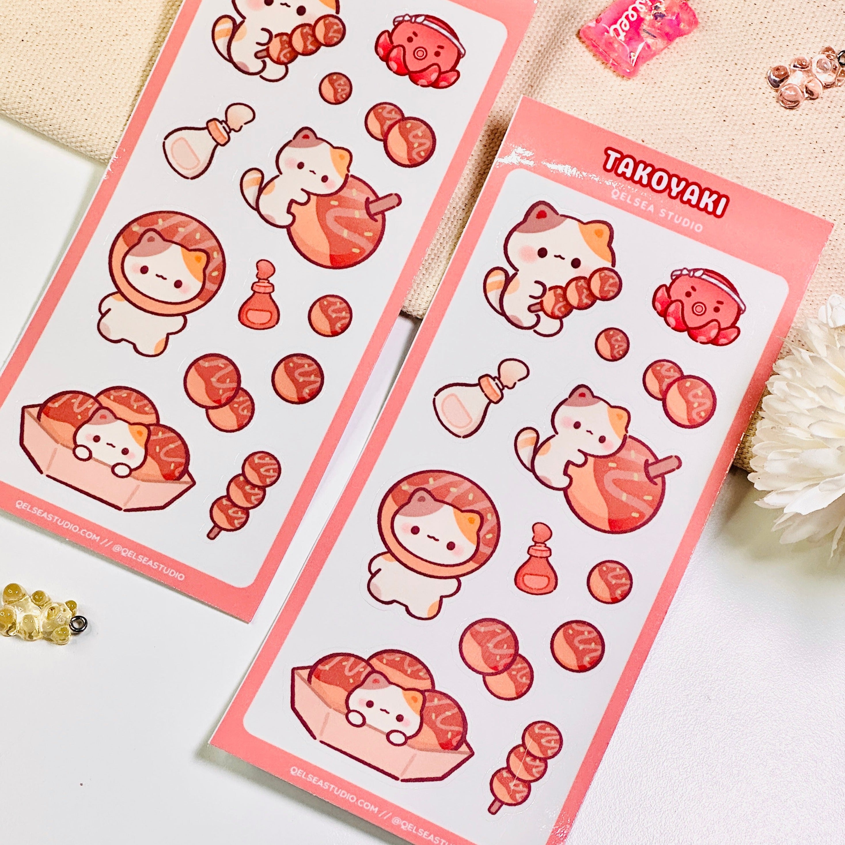 Lola's Takoyaki Sticker Sheet