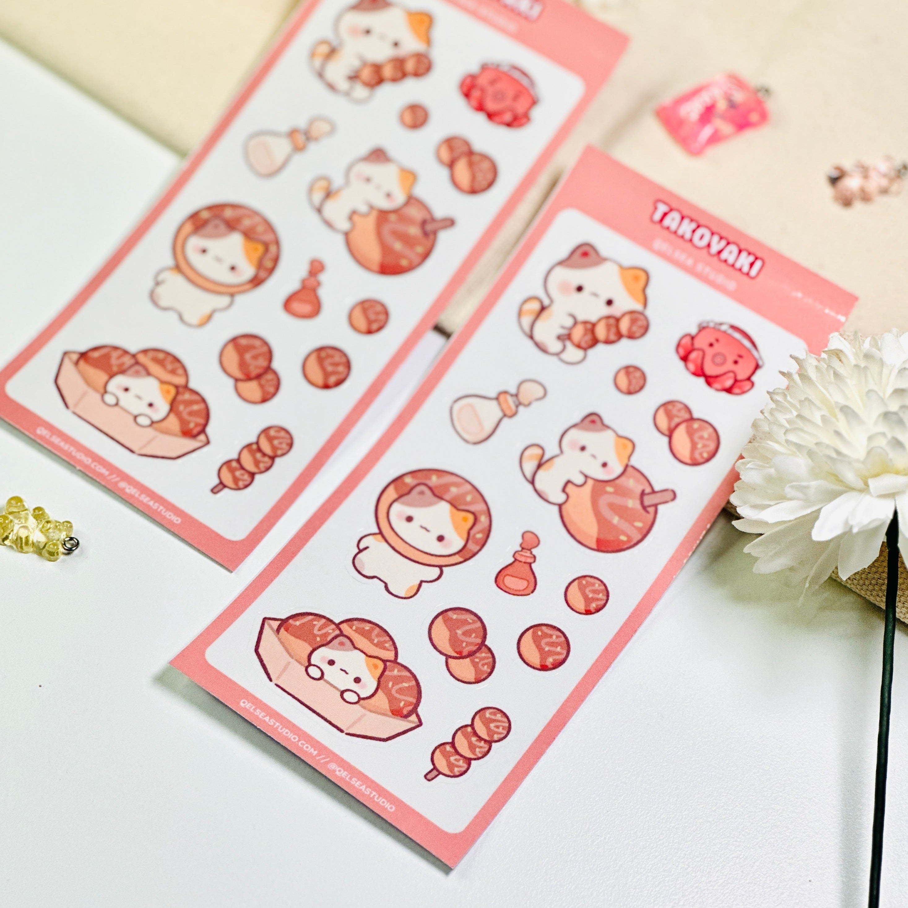 Lola's Takoyaki Sticker Sheet