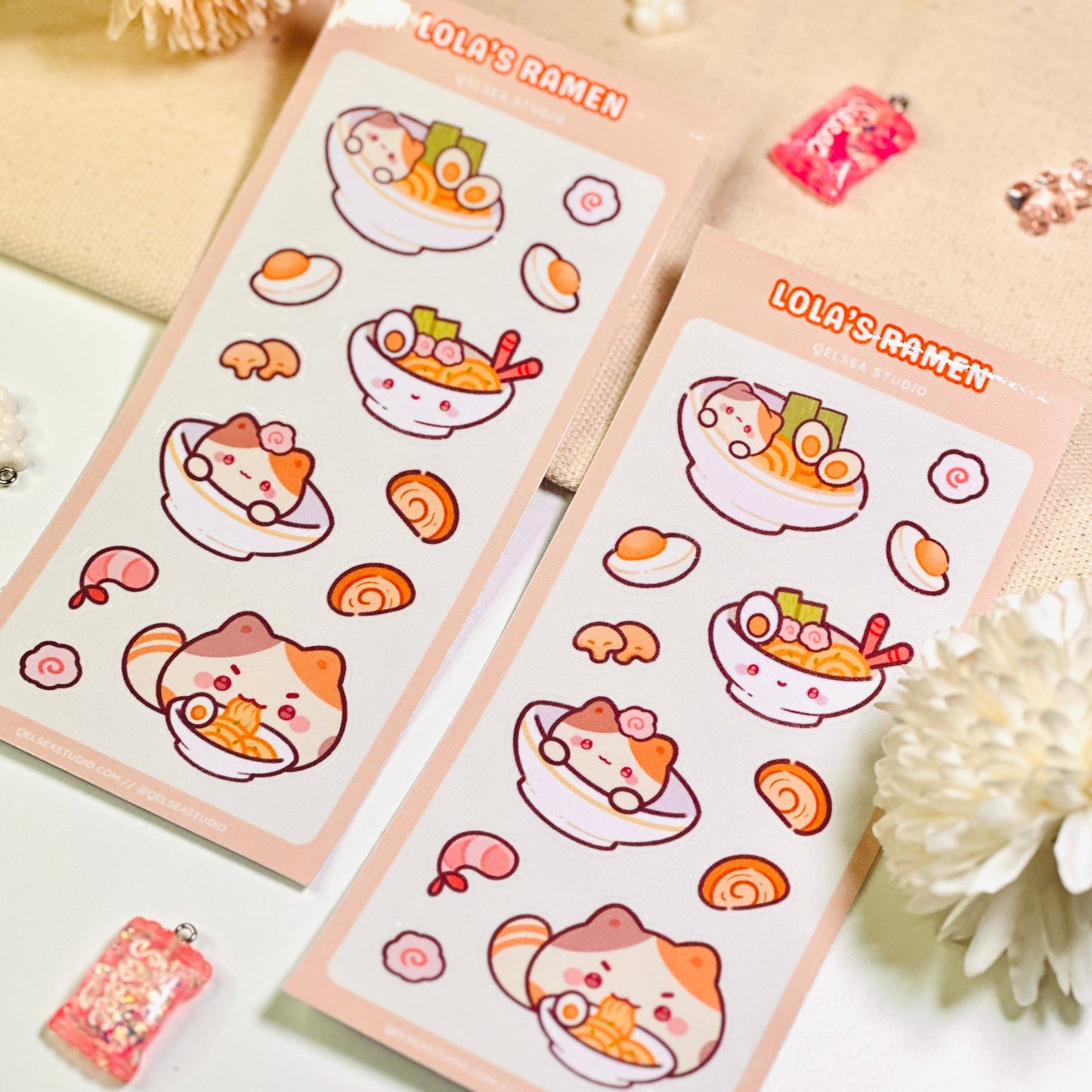 Lola's Ramen Sticker Sheet