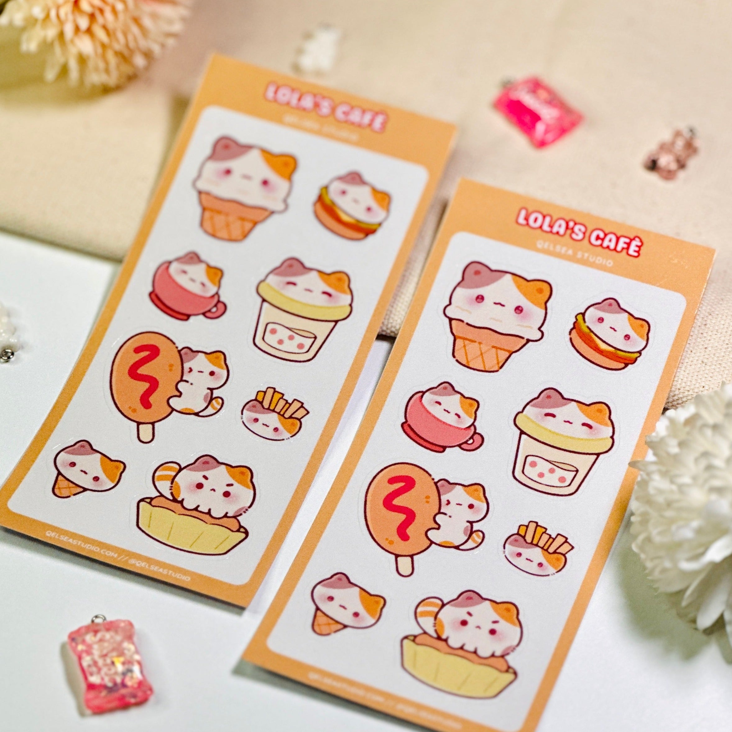 Lola's Cafe Sticker Sheet