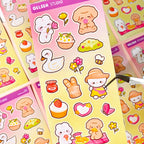 Picnic in Spring Deco Sticker Sheet