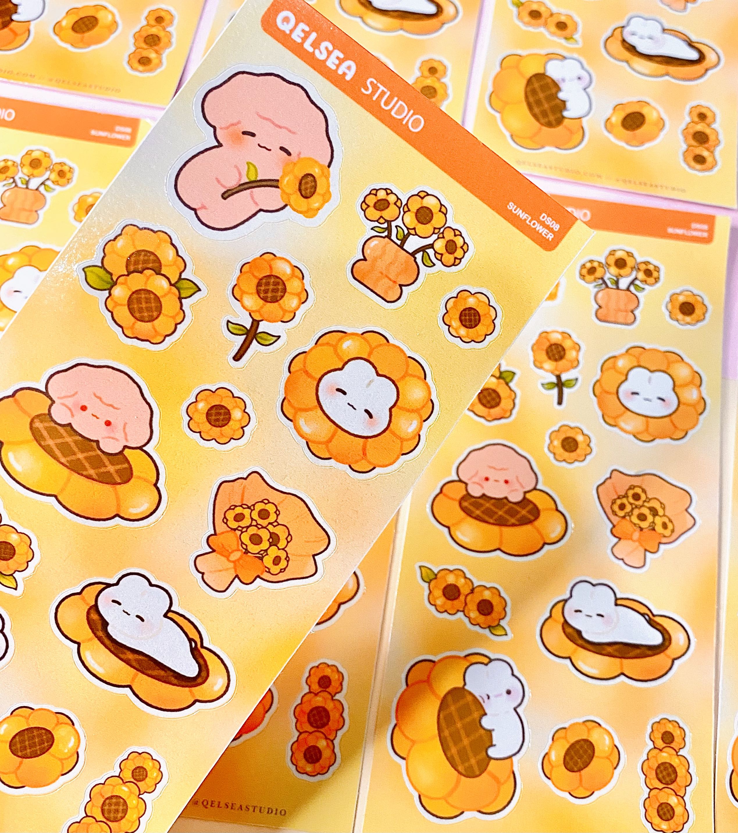 Sunflower Deco Sticker Sheet