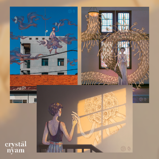 Monster Illustration Series Art Print by Crystalnyam