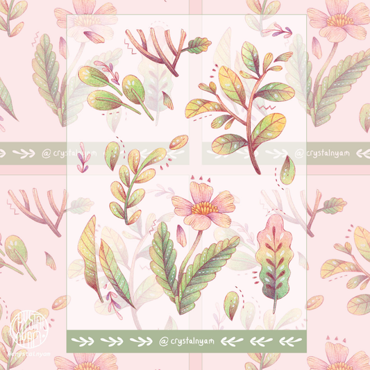 Flowers Sticker Sheet by Crystalnyam