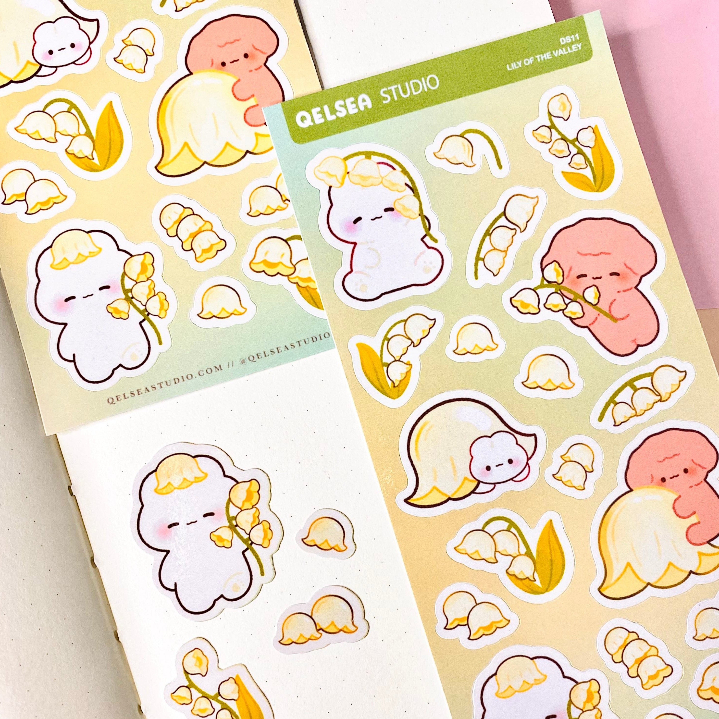 Lily of the Valley Deco Sticker Sheet