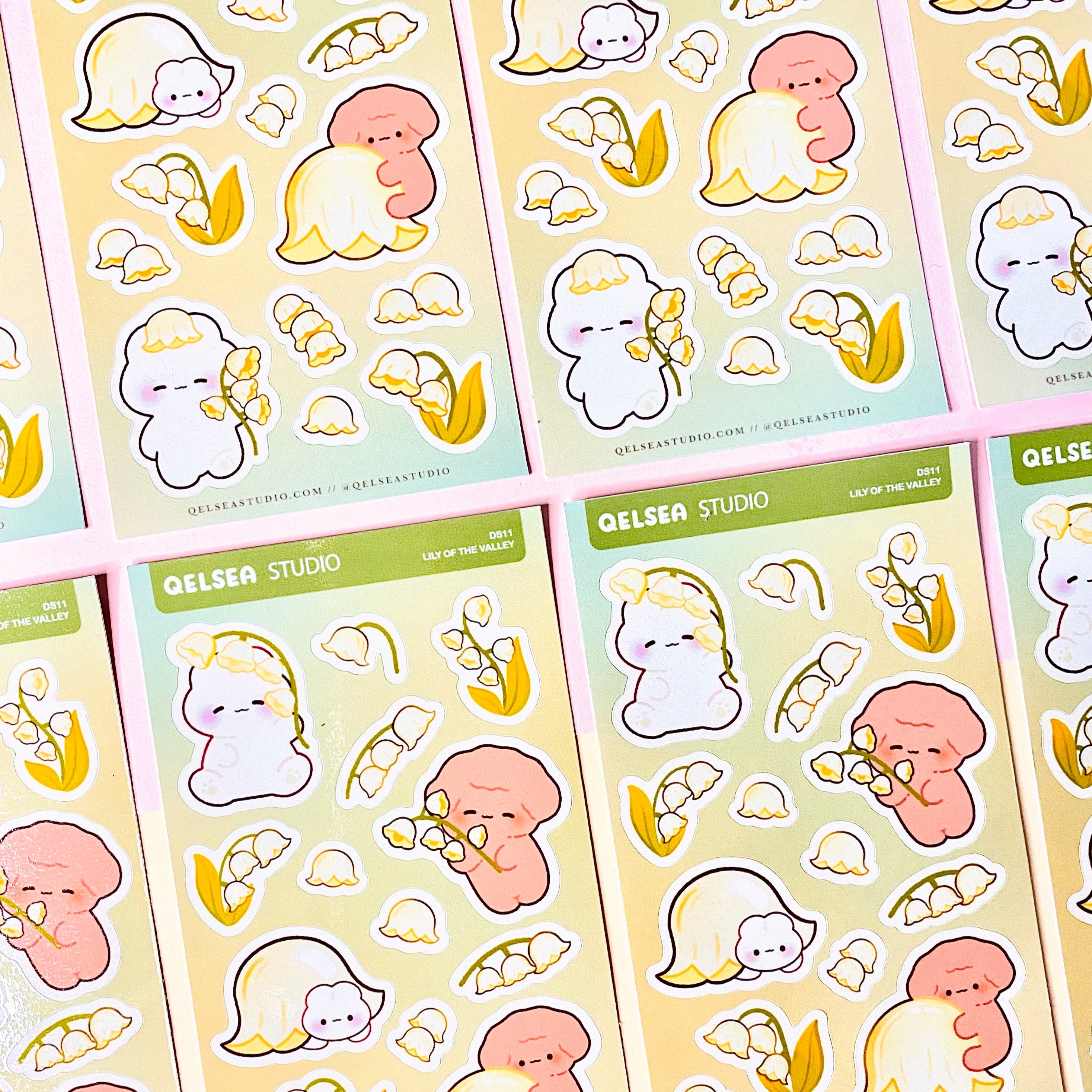 Lily of the Valley Deco Sticker Sheet