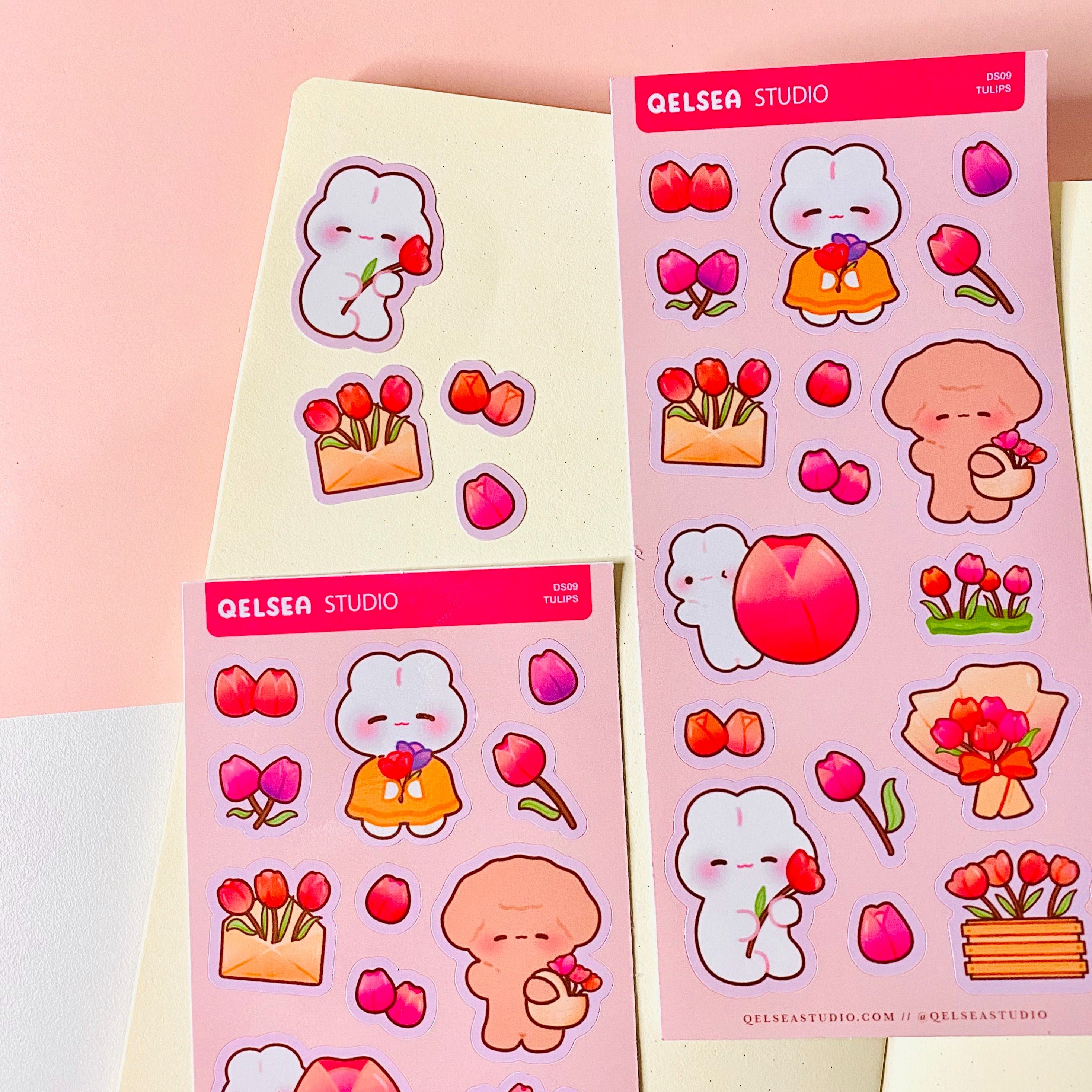 Tulips Deco Sticker Sheet