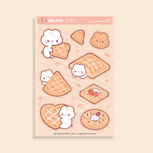 Waffle - Nichi's Bakery Deco Sticker Sheet