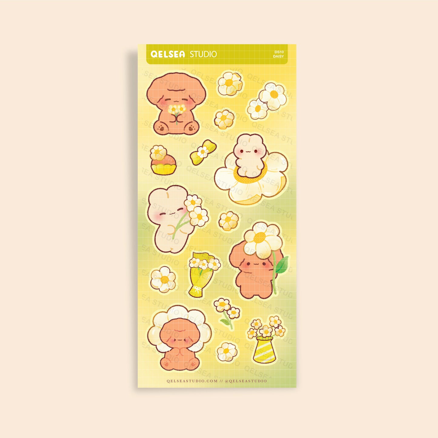 Daisy Deco Sticker Sheet