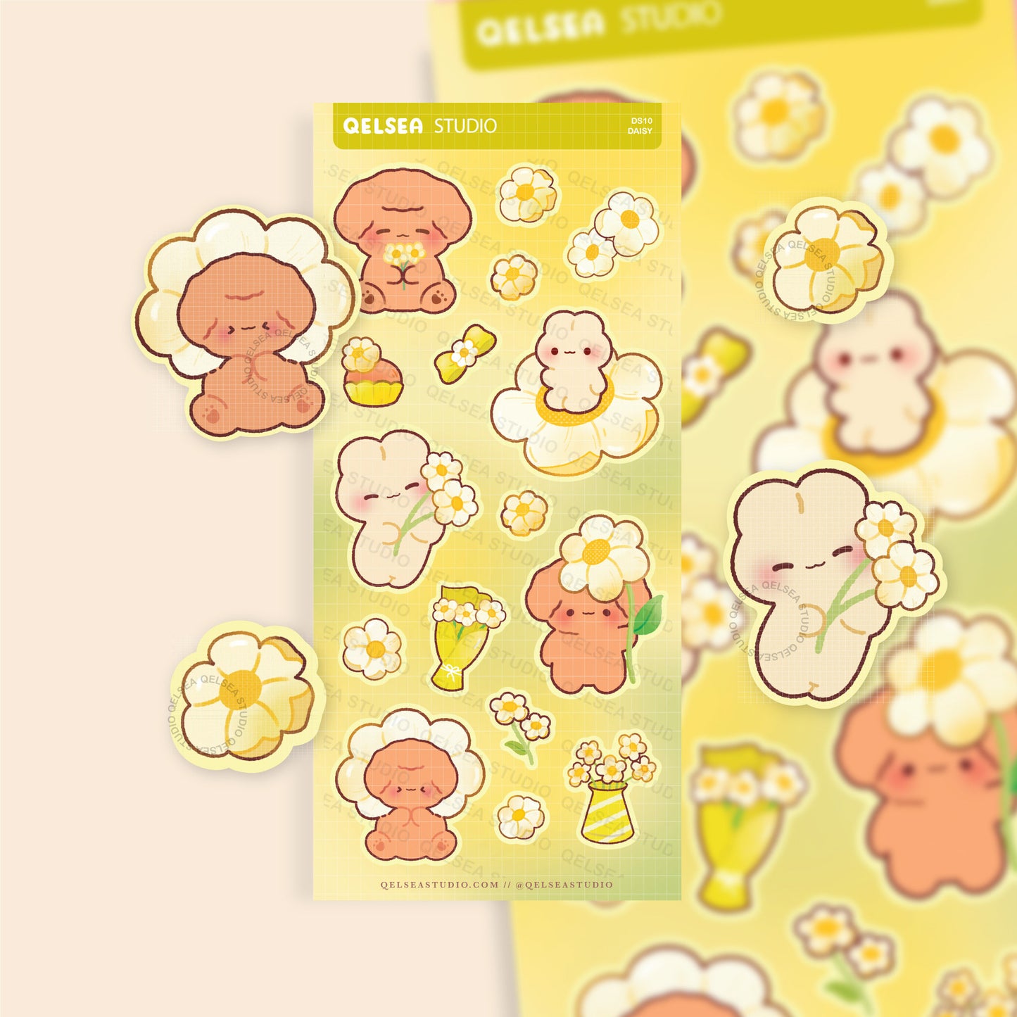 Daisy Deco Sticker Sheet