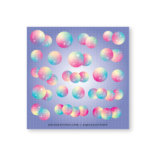 Galaxy Pearl Deco Sticker Sheet