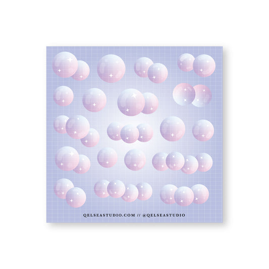 Lilac Pearl Deco Sticker Sheet