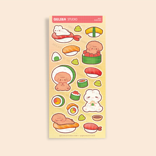 Sushi Bar Deco Sticker Sheet